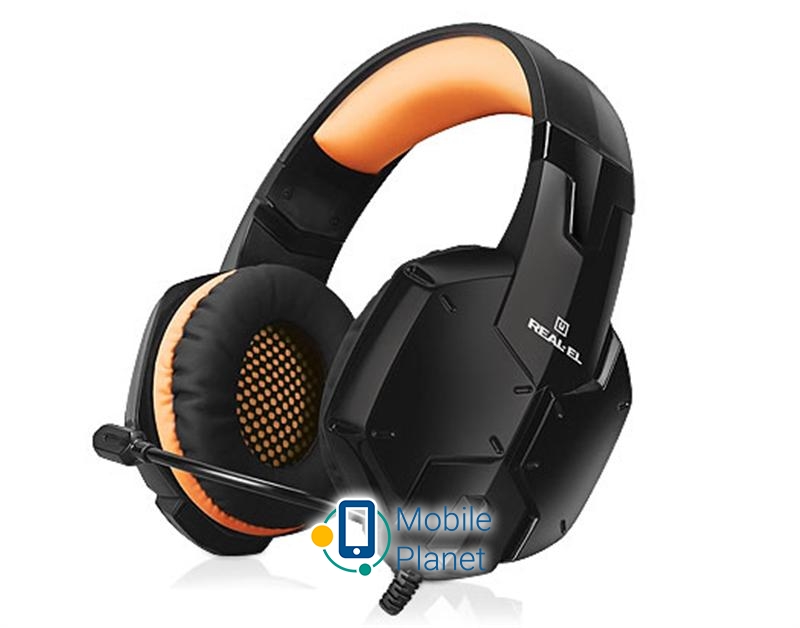 Гарнітура REAL-EL GDX-7700 Black / Orange (EL124100016)