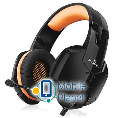 REAL-EL GDX-7700 SURROUND 7.1 black-orange (UA)