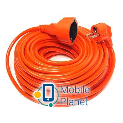 Мережевий фільтр PowerPlant подовжувач 25 м (JY-3024/25) (PPCA10M250S1) (UA)