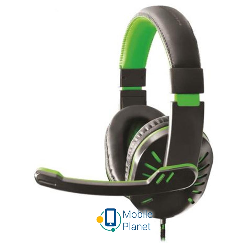 Гарнітура Esperanza EGH330G Black/Green (UA)