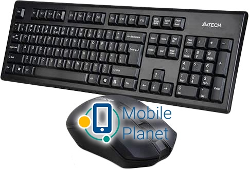 Клавиатура A4Tech 3000N Black USB (GK-85+G3-200N)