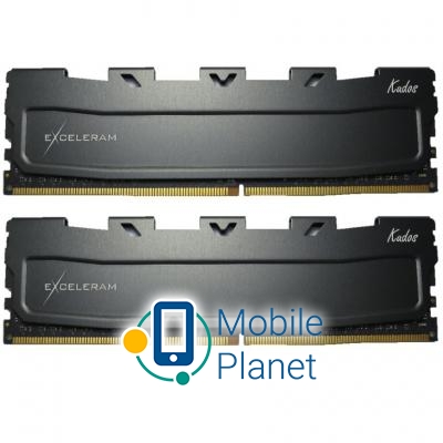 Оперативна пам'ять DDR3L 16GB (2x8GB) 1600 MHz Black Kudos eXceleram (EKBLACK3161611LAD) (UA)