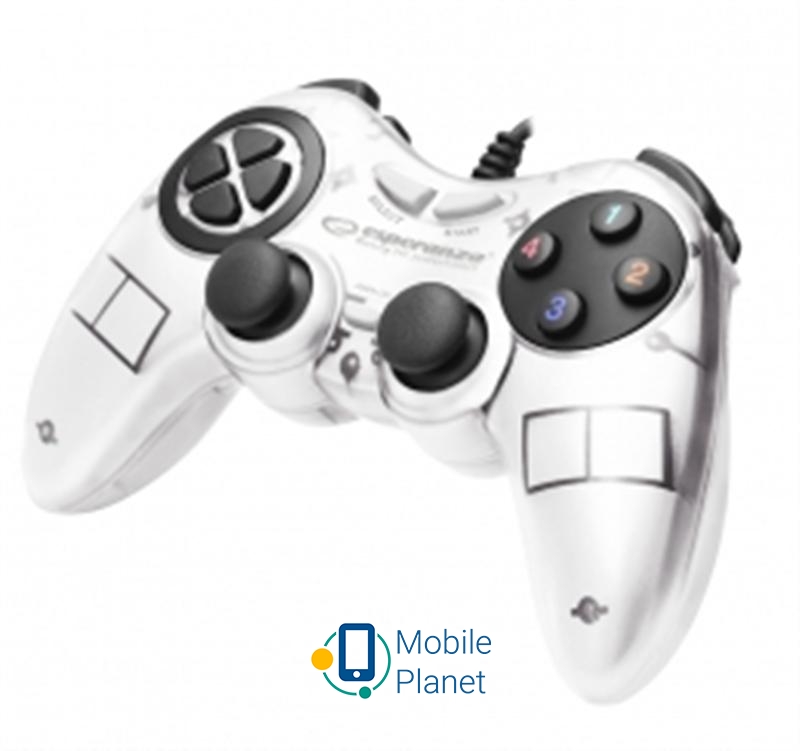Геймпад Esperanza Fighter White (EGG105W) USB (UA)