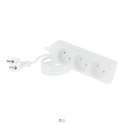 Tecro TSC-3-5 3 розетки, 5 м, білий