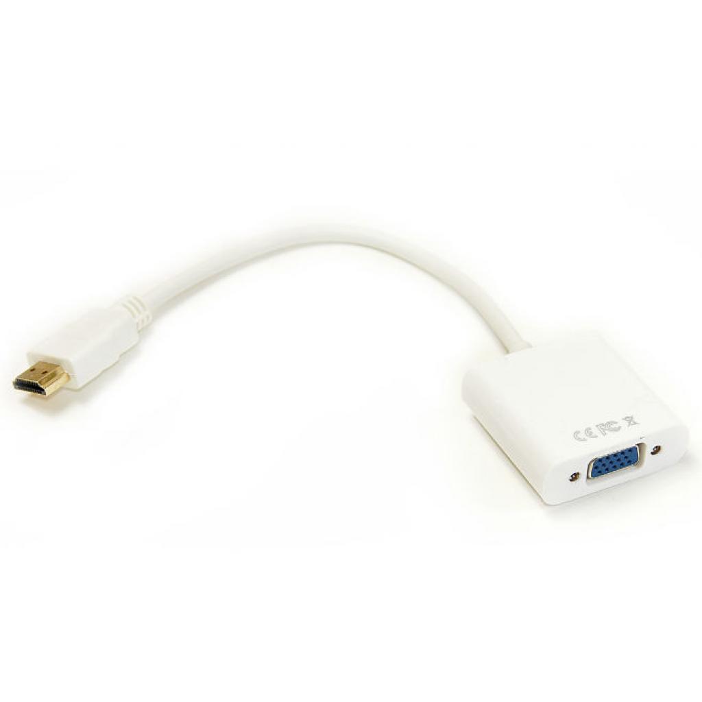 Кабель мультимедійний HDMI to VGA 1.5m PowerPlant (KD00AS1285) (UA)