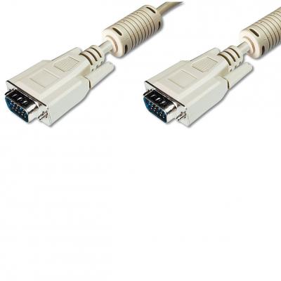 Кабель мультимедійний VGA 15.0m DIGITUS (AK-310103-150-E) (UA)