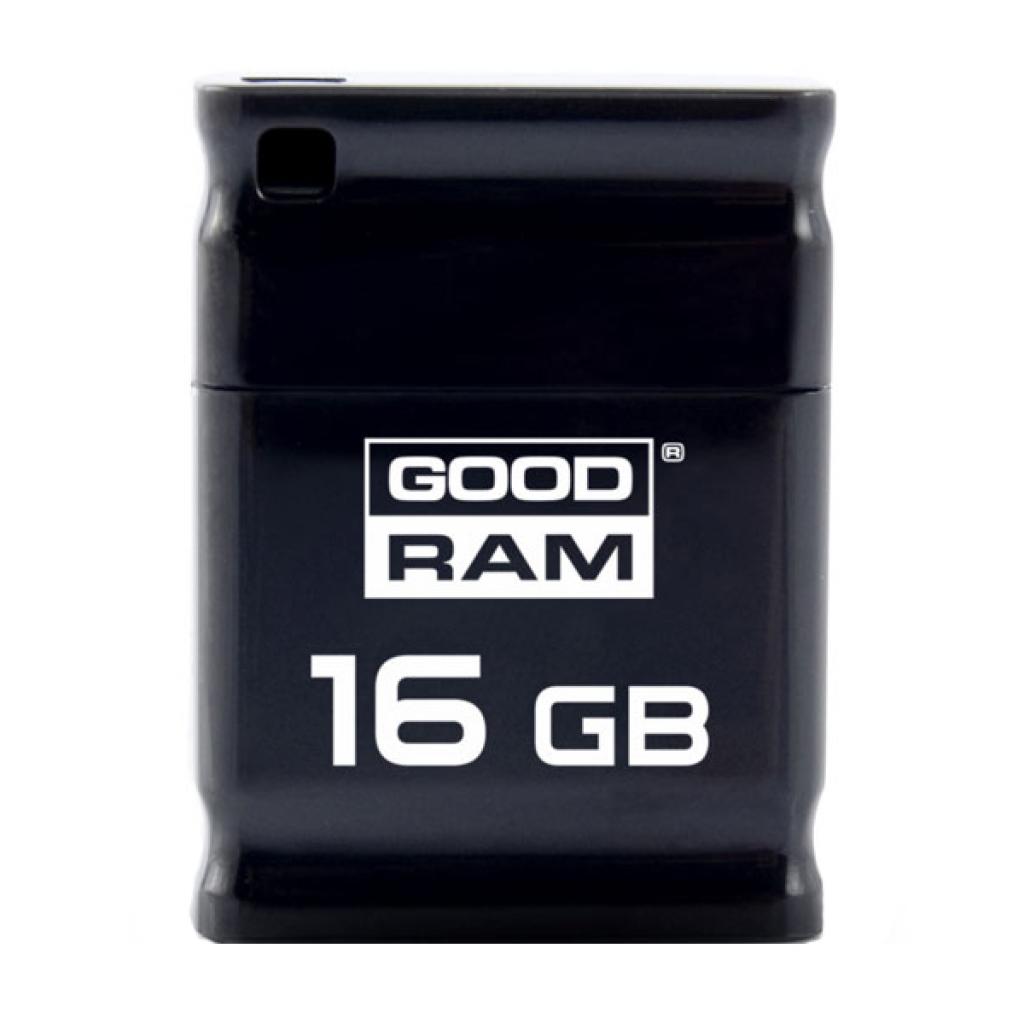 Флеш пам `ять GOODRAM 16GB UPI2 Piccolo Black USB 2.0 (UPI2-0160K0R11) (UA)