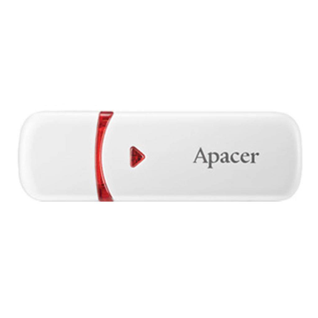 Флеш пам `ять Apacer 64GB AH333 white USB 2.0 (AP64GAH333W-1)