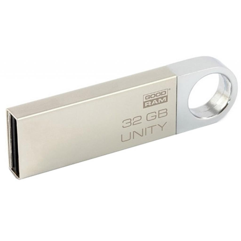 Флеш память GOODRAM 32GB UUN2 (Unity) Silver USB 2.0 (UUN2-0320S0R11) (UA)