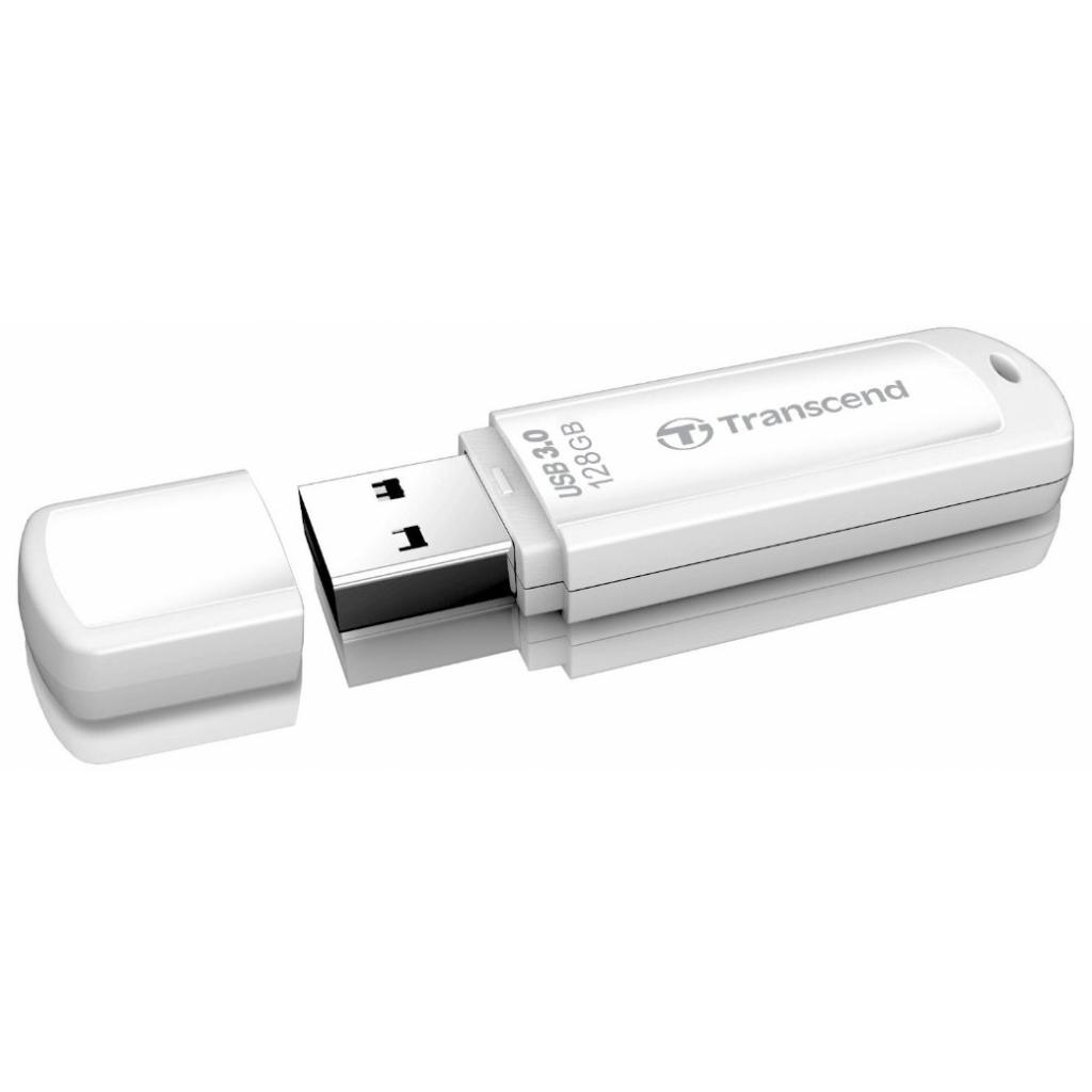 Флеш пам `ять Transcend 128GB JetFlash 730 White USB 3.0 (TS128GJF730) (UA)