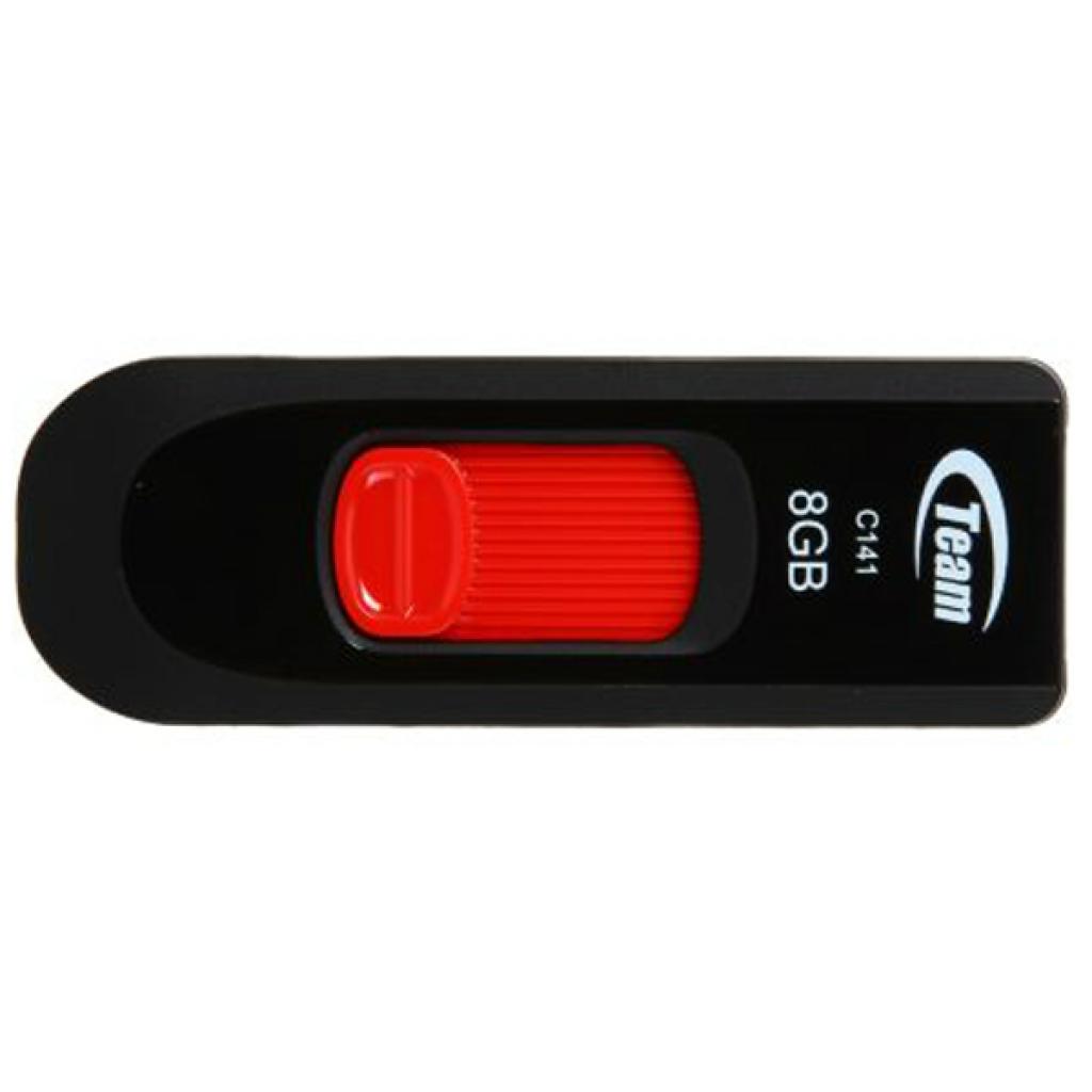Флеш память Team 8GB C141 Red USB 2.0 (TC1418GR01)