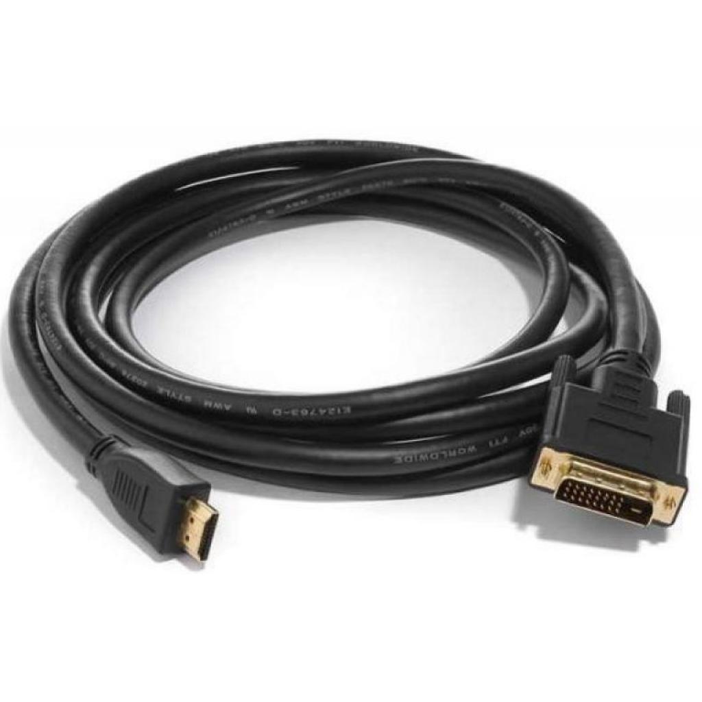 Кабель мультимедійний HDMI to DVI 24pin, 5.0m Atcom (9154)