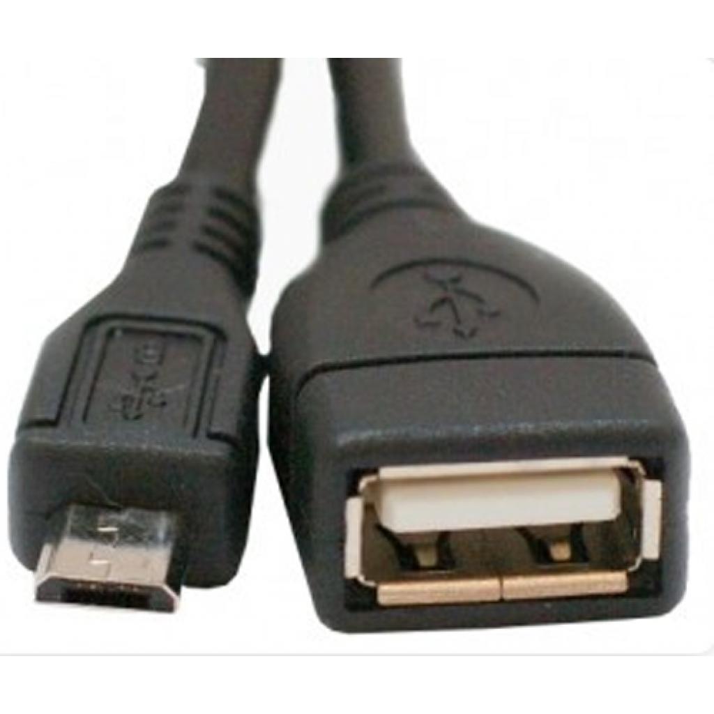 Кабель мультимедійний USB 2.0 AF to Micro 5P OTG 0.8m Atcom (16028) (UA)