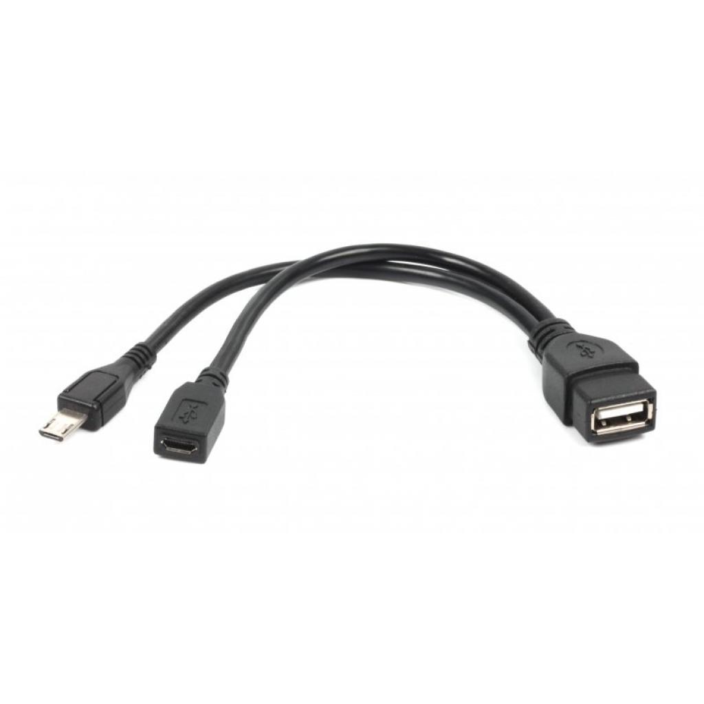 Кабель мультимедійний USB 2.0 AF to Mini 5P 0.15m Cablexpert (A-OTG-AFBM-04)