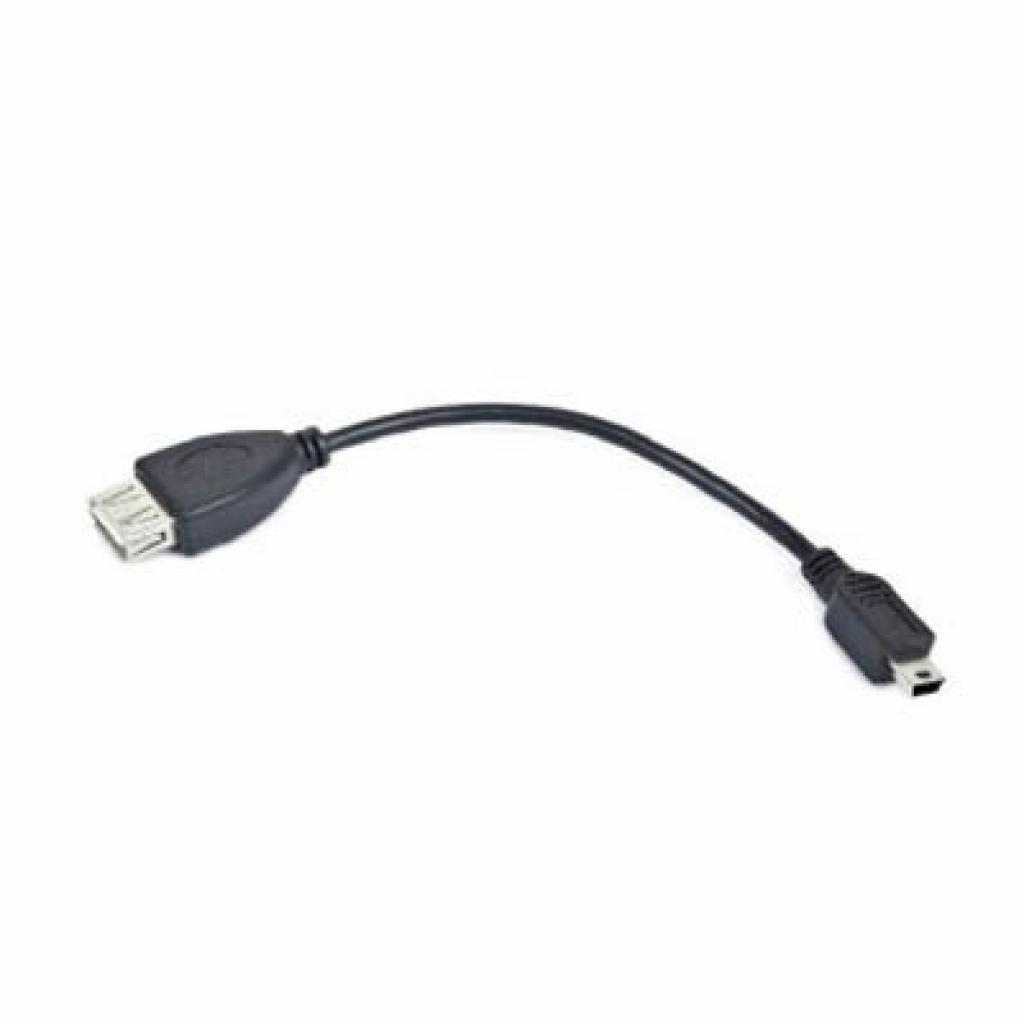 Кабель мультимедійний USB 2.0 AF to mini-B OTG 0.15m Cablexpert (A-OTG-AFBM-002)