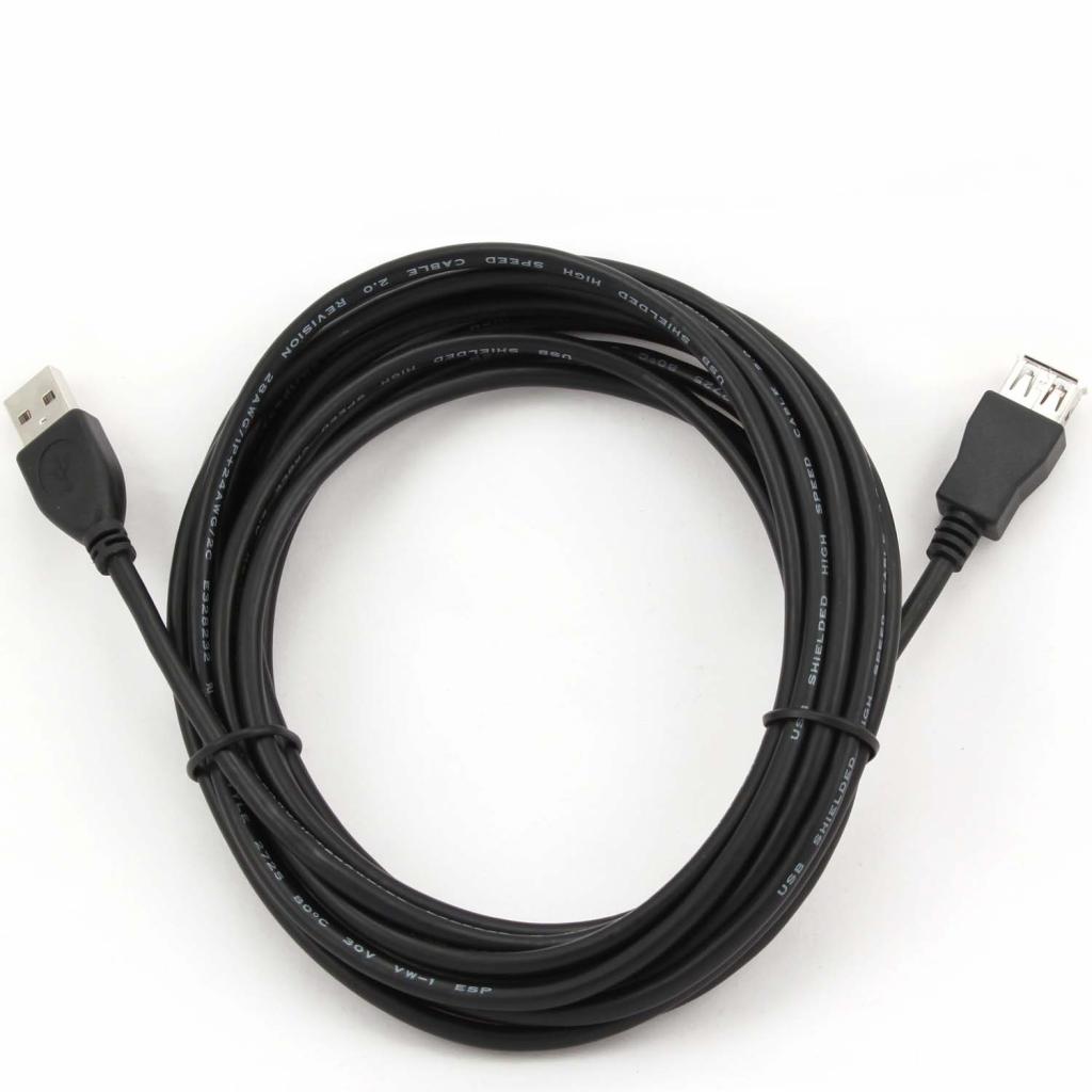 Кабель мультимедійний USB 2.0 AM/AF 4.5m Cablexpert (CCP-USB2-AMAF-15C)