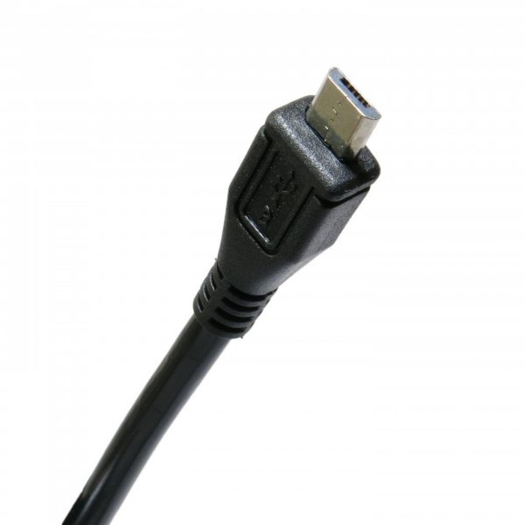 Кабель мультимедійний EXTRADIGITAL OTG USB 2.0 AF - Micro USB M, 0.5m, 30 AWG, Hi-Speed (KBO1617) (UA)