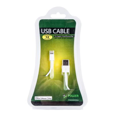Кабель мультимедійний PowerPlant USB - Lightning (iPhone 5, 5S, 6), 1m (DV00DV4042) (UA)