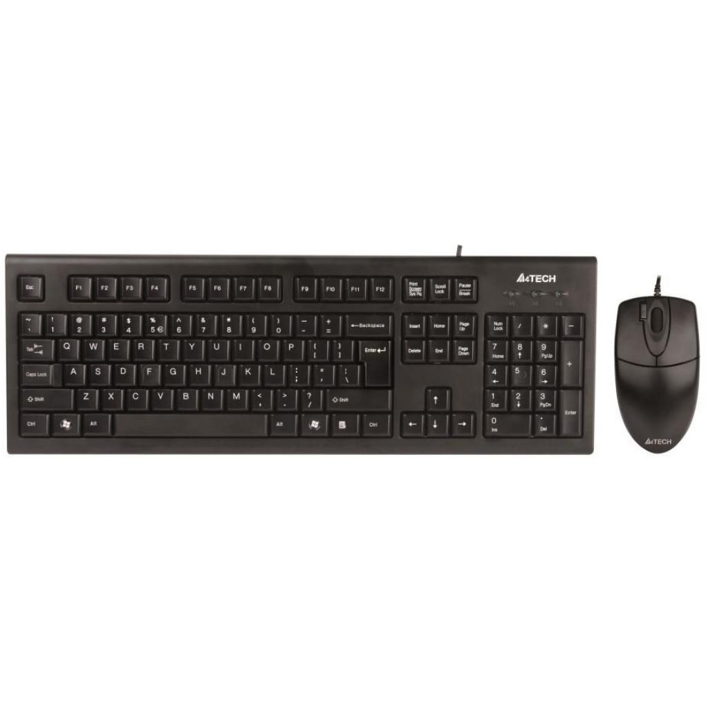 Комплект A4-tech KR-8520D USB Black (UA)