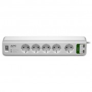 APC Essential SurgeArrest 5 outlets ++ 2 USB (5V, 2.4A) (PM5U-RS) (UA)