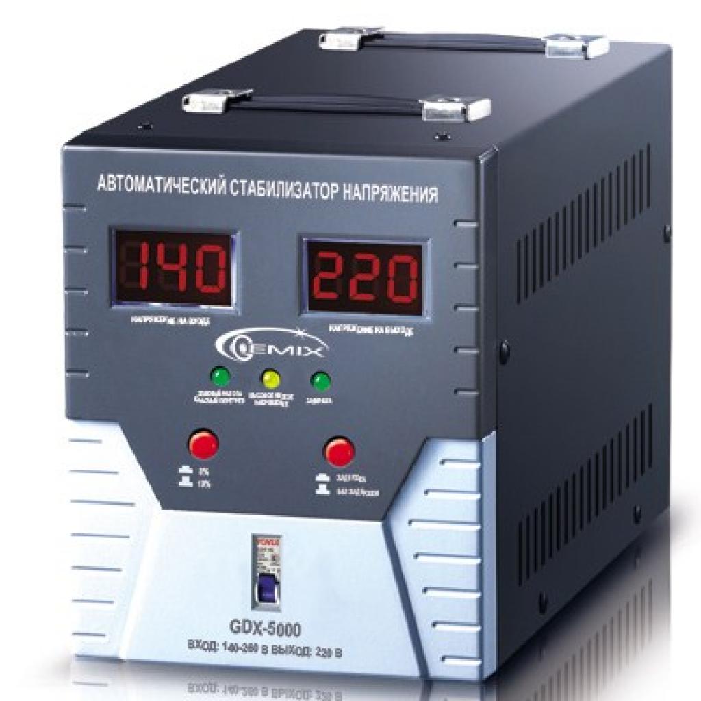 Стабілізатор напруги GEMIX GDX-5000 (UA)