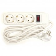 PowerPlant 1.8 м, 3 розетки, євростандарт (JY-1054 / 1.8) (PPSA10M18S3) (UA)