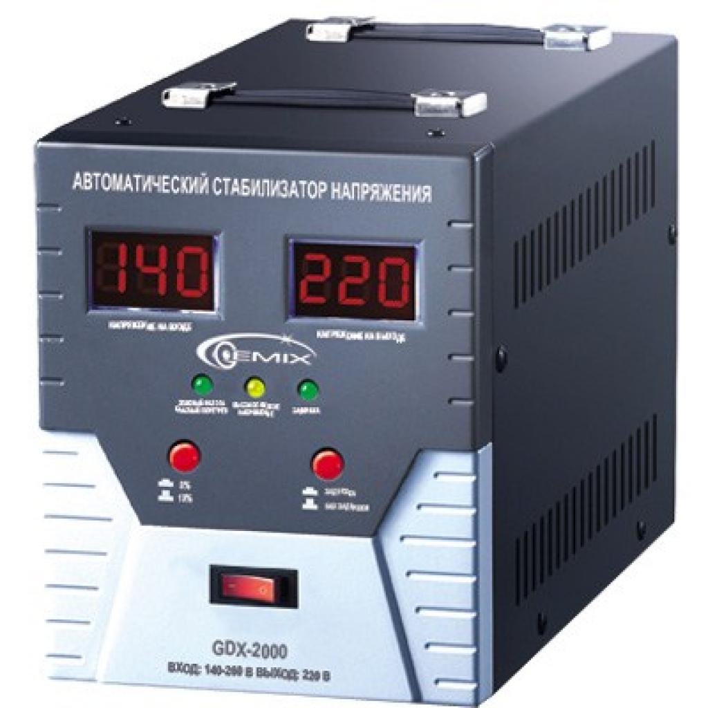 Стабілізатор напруги GEMIX GDX-2000 (UA)