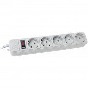 Maxxter SPM5-G-15G grey, 4.5 м кабель, 5 розеток (SPM5-G-15G)