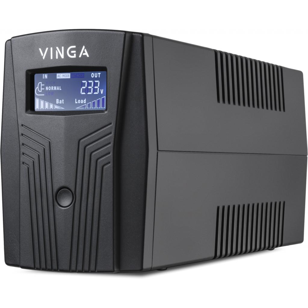 Джерело безперебійного живлення Vinga LCD 800VA plastic case (VPC-800P) (UA)