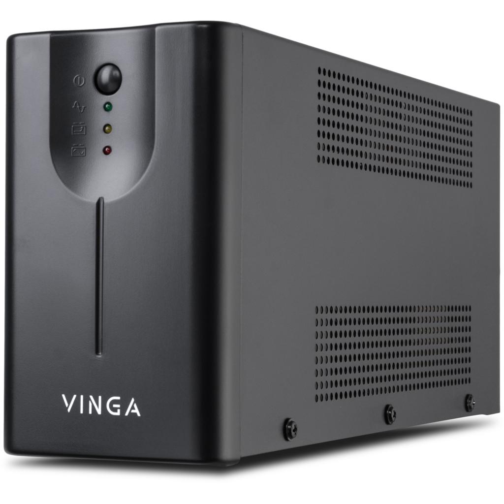 Джерело безперебійного живлення Vinga LED 600VA metal case (VPE-600M) (UA)