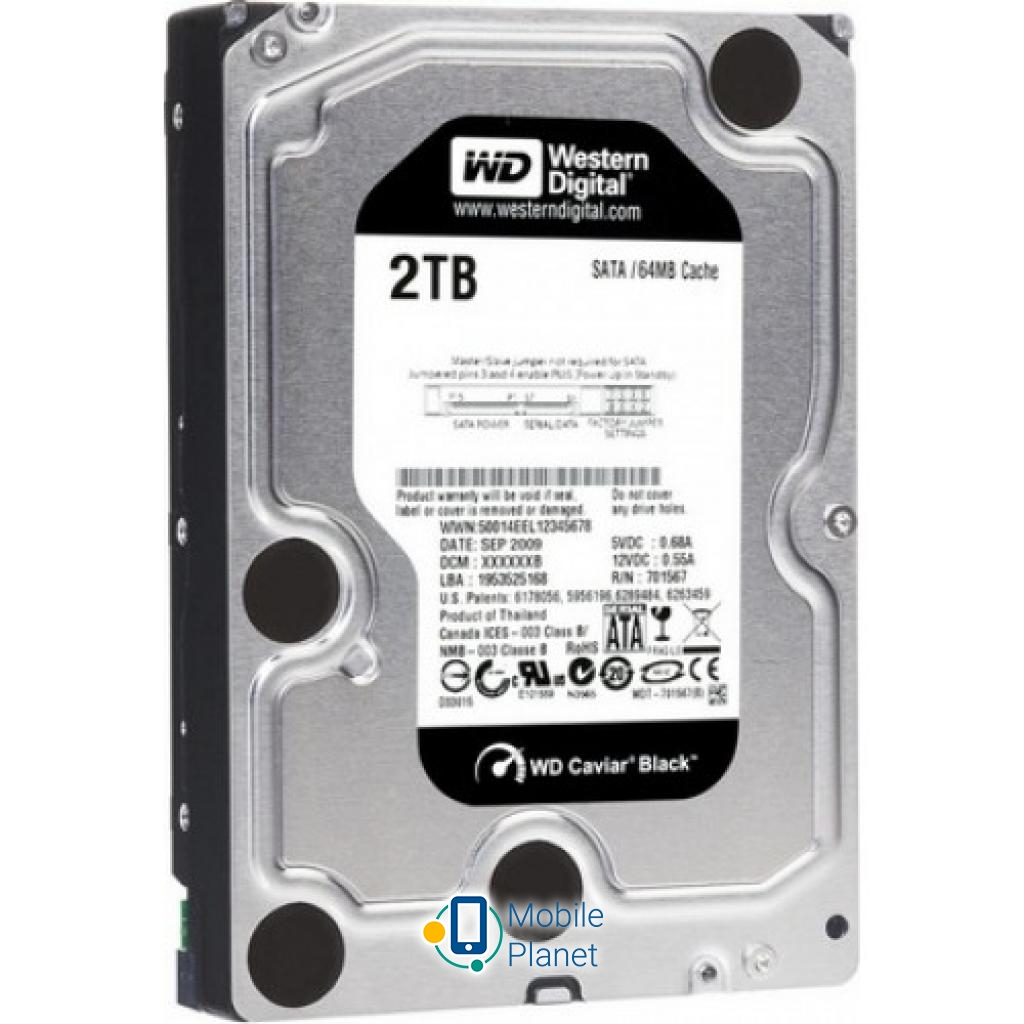 Жесткий диск 3.5 2TB Western Digital (WD2003FZEX)