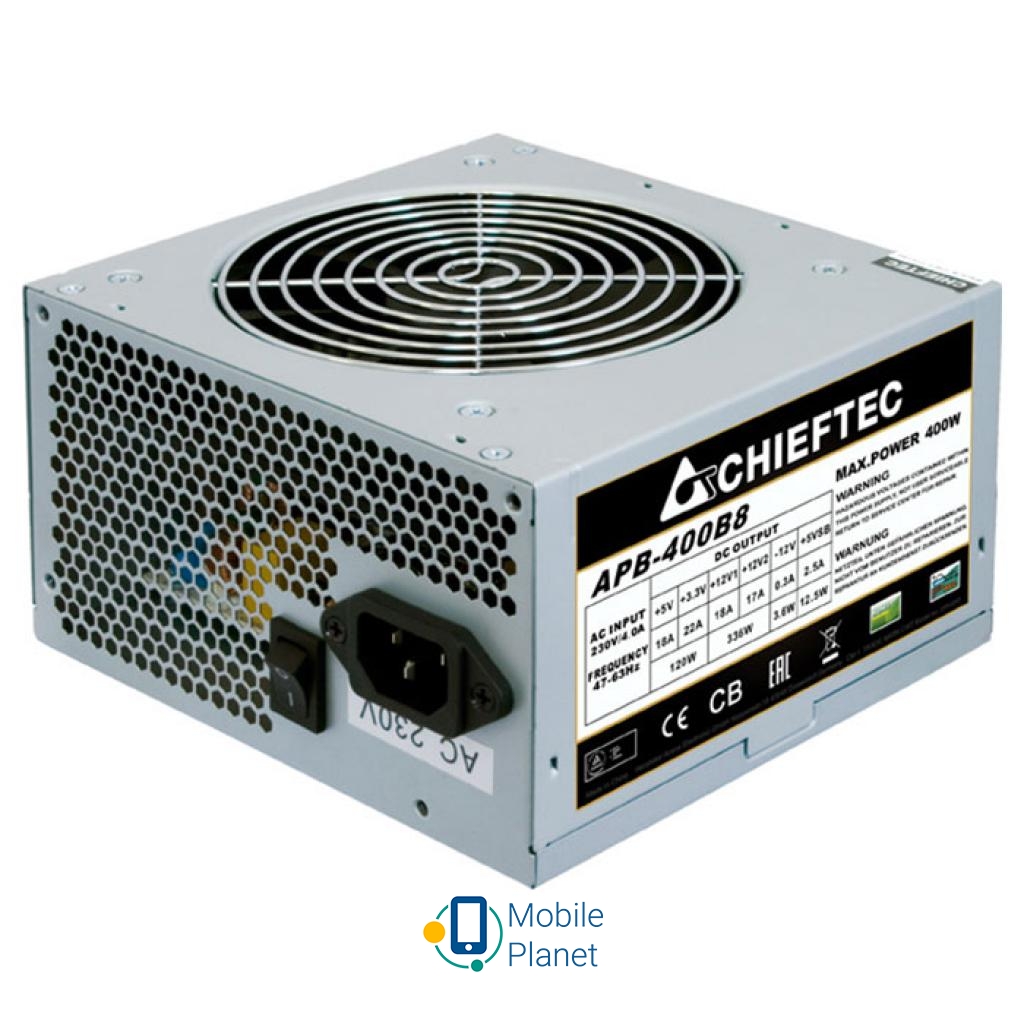 Блок питания CHIEFTEC 400W (APB-400B8)