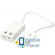 Dynamode USB 8 (7.1) каналів 3D RTL (USB-SOUND7-WHITE)