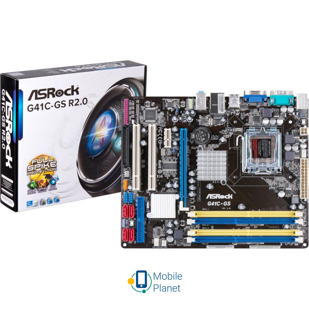 Материнська плата ASRock G41C-GS R2.0