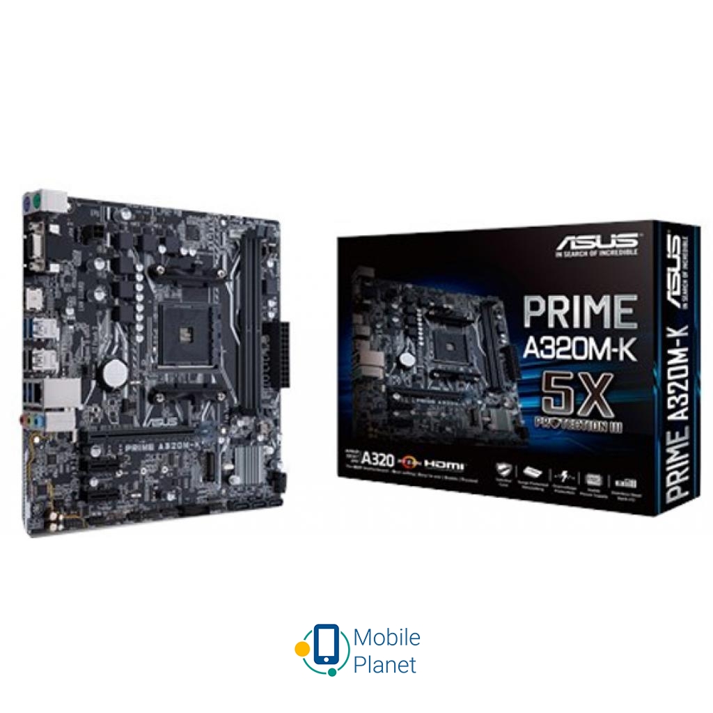 Материнська плата ASUS PRIME A320M-K (90MB0TV0-M0EAY0)