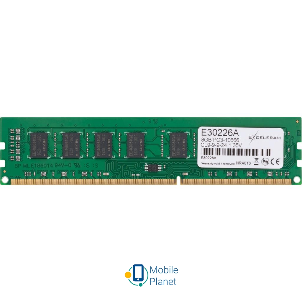 Оперативна пам'ять DDR3 8GB 1333 MHz eXceleram (E30226A) (UA)