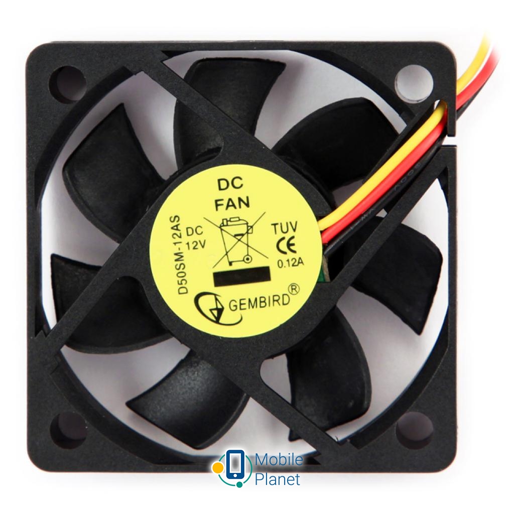 Кулер для корпуса GEMBIRD D50SM-12AS