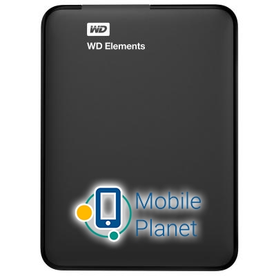 Зовнішній жорсткий диск 2.5 1TB Western Digital (WDBUZG0010BBK-WESN)
