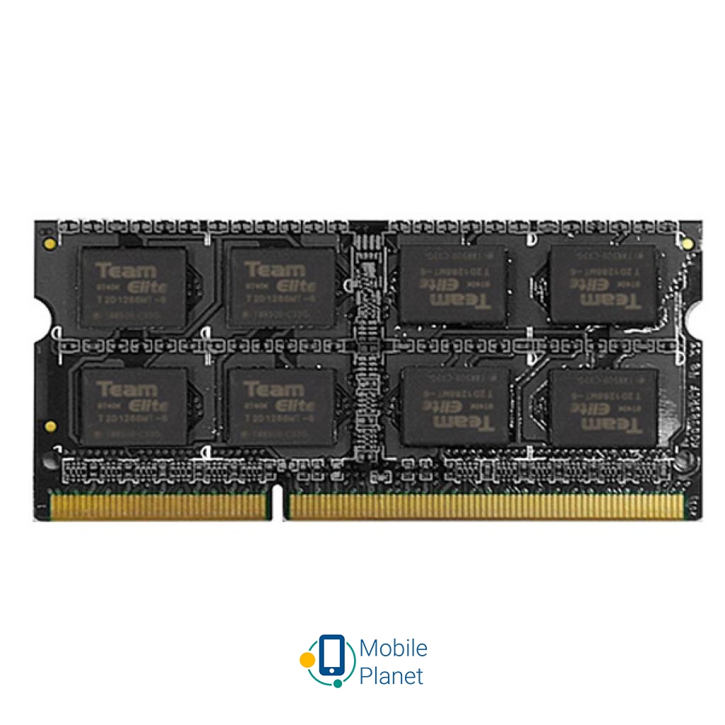 Оперативна пам'ять SoDIMM DDR3 8GB 1600 MHz Team (TED3L8G1600C11-S01)