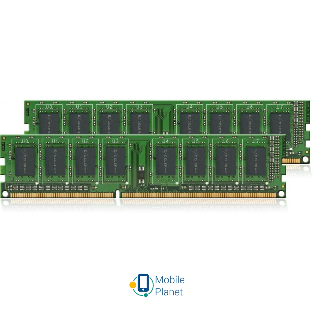 Оперативна пам'ять DDR3 8GB (2x4GB) 1600 MHz eXceleram (E30146A) (UA)