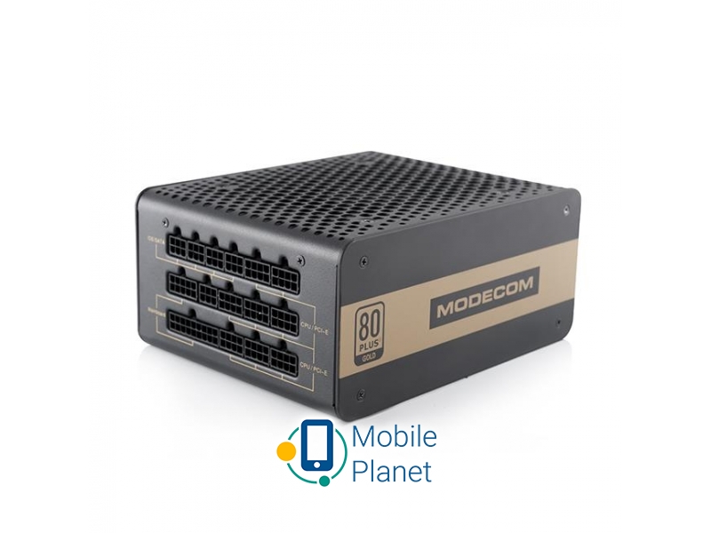 Блок живлення MODECOM Volcano 750 Gold 120mm (ZAS-MC90-SM-750-ATX-VOLCANO-GOLD) EU