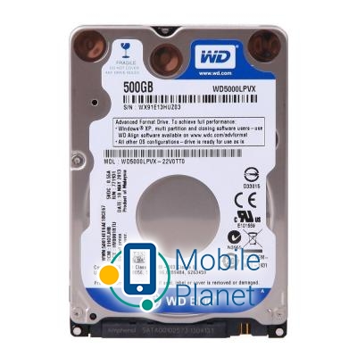 Жорсткий диск 2.5 500GB Western Digital (WD5000LPCX)