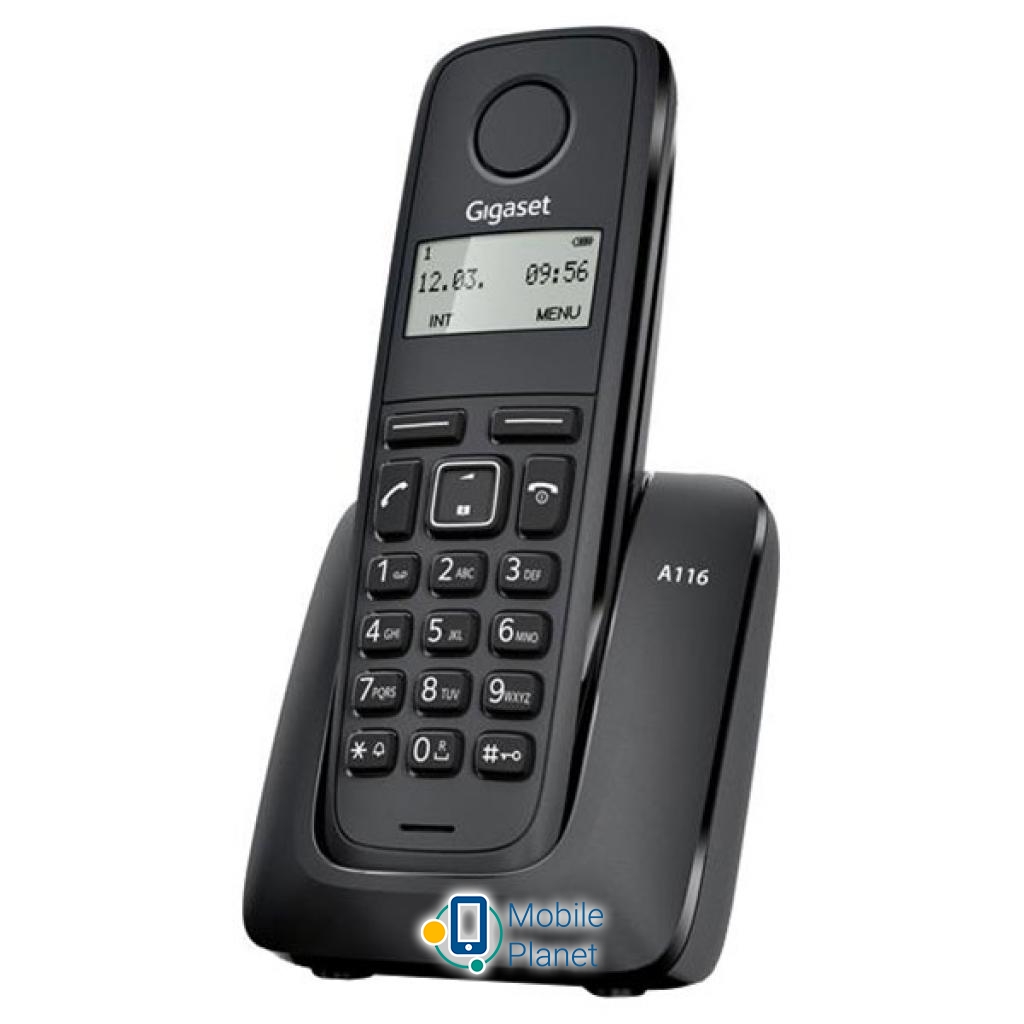Телефон DECT Gigaset A116 Black (S30852H2801S301) (UA)