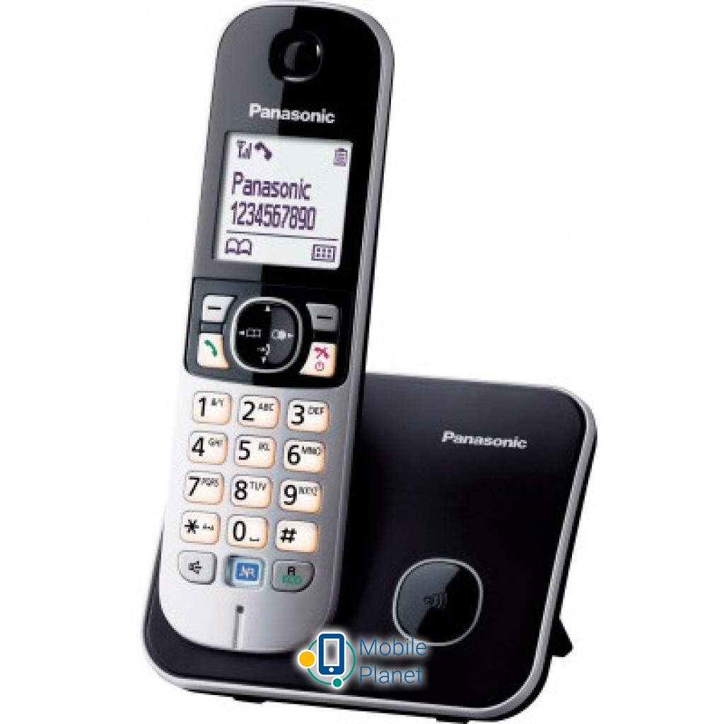 Телефон DECT PANASONIC KX-TG6811UAB (UA)