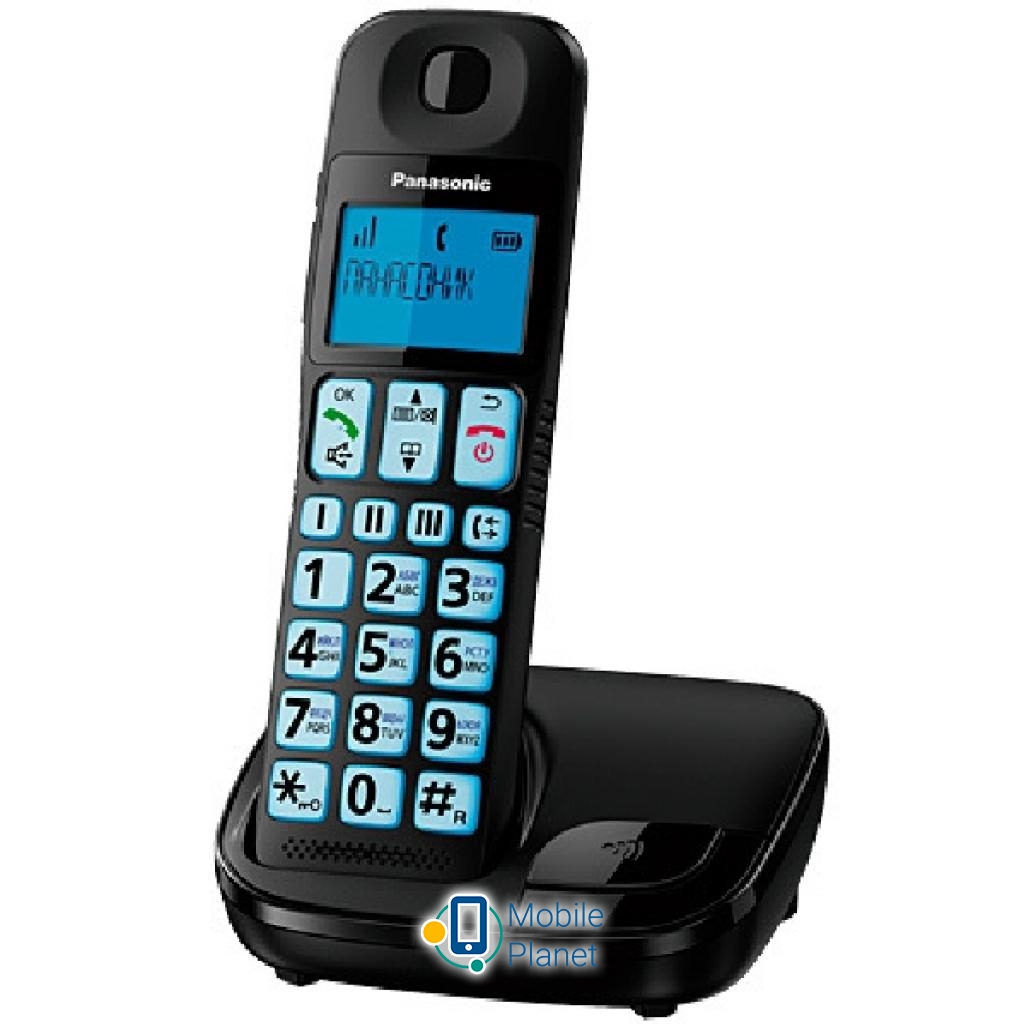 Телефон DECT PANASONIC KX-TGE110UCB (UA)