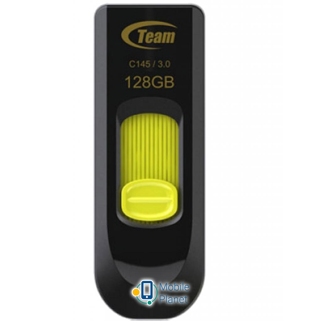 Флеш пам `ять Team 128GB C145 Yellow USB 3.0 (TC1453128GY01)