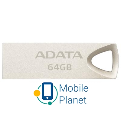 Флеш пам `ять A-DATA 64GB UV210 Metal Silver USB 2.0 (AUV210-64G-RGD) (UA)
