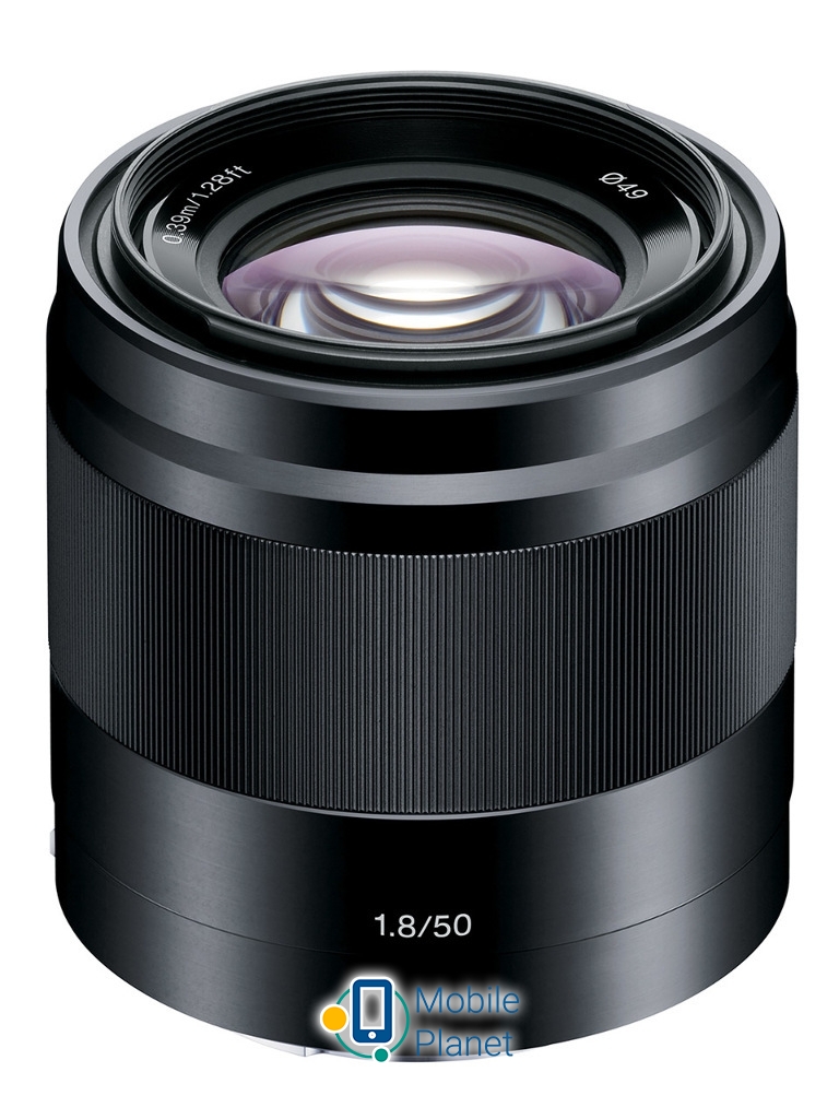 Объектив Sony 50mm, f/1.8 Black для камер NEX (SEL50F18B.AE) (UA)