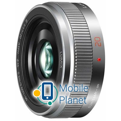 Объектив PANASONIC Lumix G 20mm f/1.7 ASPH metal body black (H-H020AE-K)