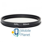 Світлофільтр PowerPlant CPL 52 мм (CPLF52) (UA)